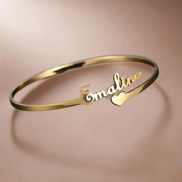 Stainless Steel Customized Bangle