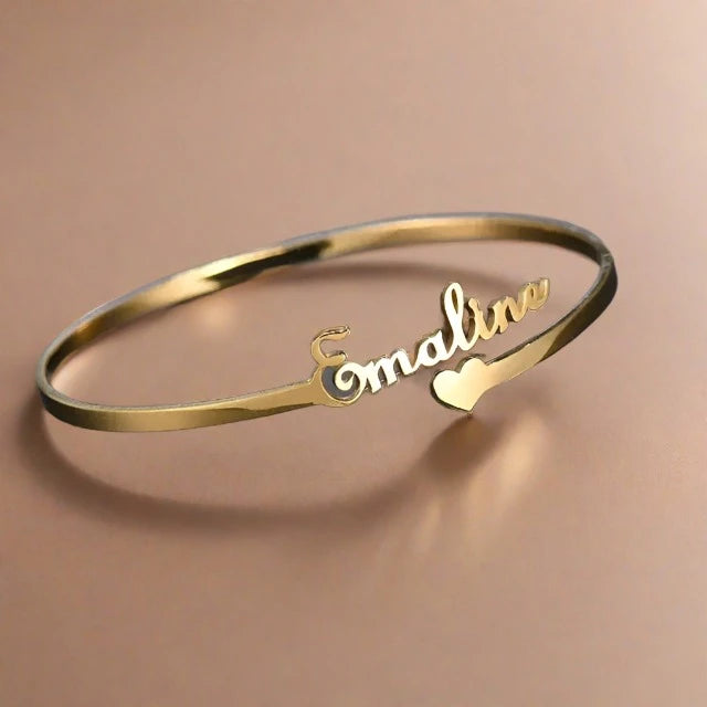 Stainless Steel Customized Bangle